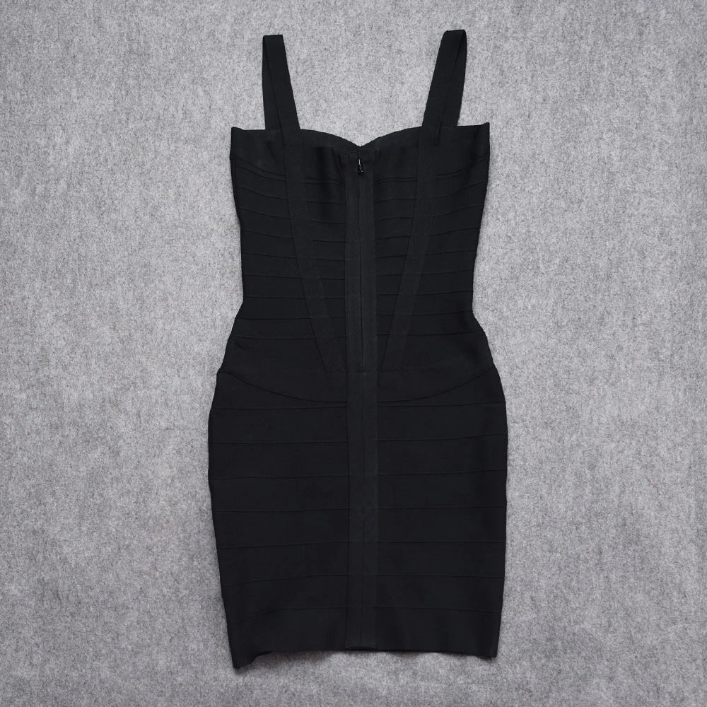 Beaukey Royal Blue Knit Bandage Dress Signature