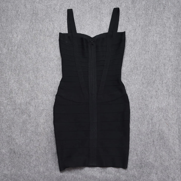 Beaukey Royal Blue Knit Bandage Dress Signature