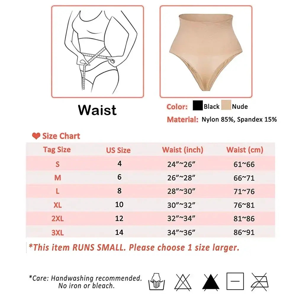 High Waist Seamless Shapewear Bodysuit Tummy Control