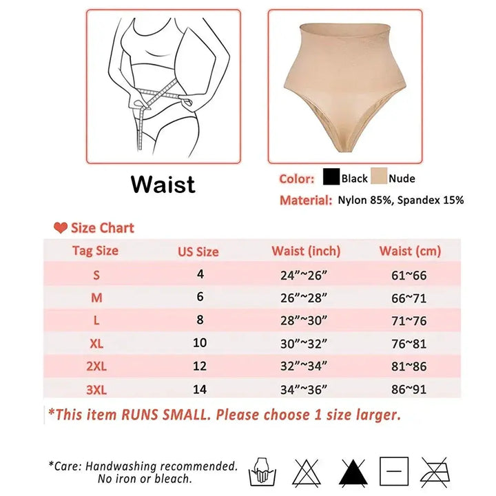 High Waist Seamless Shapewear Bodysuit Tummy Control