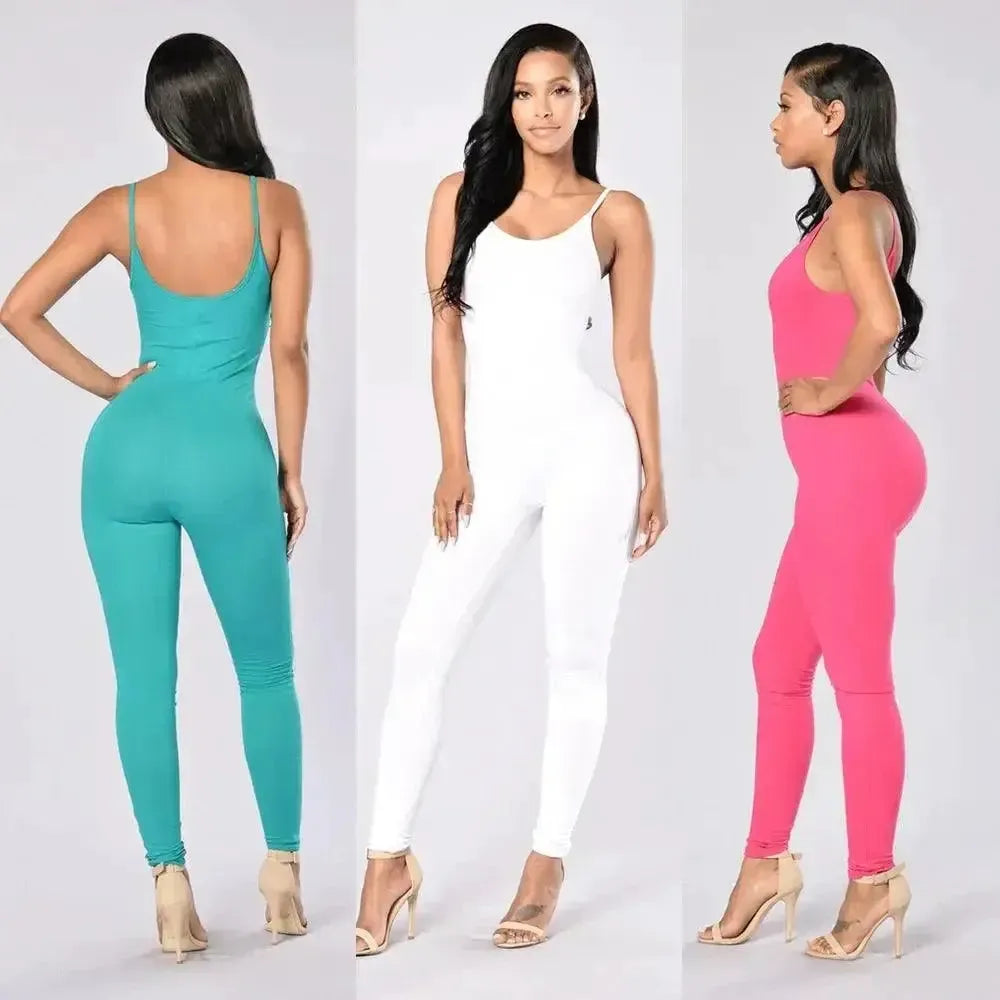 Chic Skinny Jumpsuit Elegant Romper For Stylish Ladies