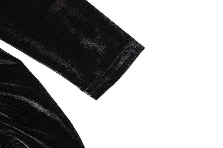 Dozw Velvet Midi Dress For Winter Warmth