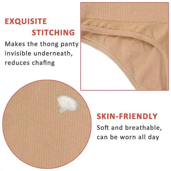 High Waist Seamless Shapewear Bodysuit Tummy Control