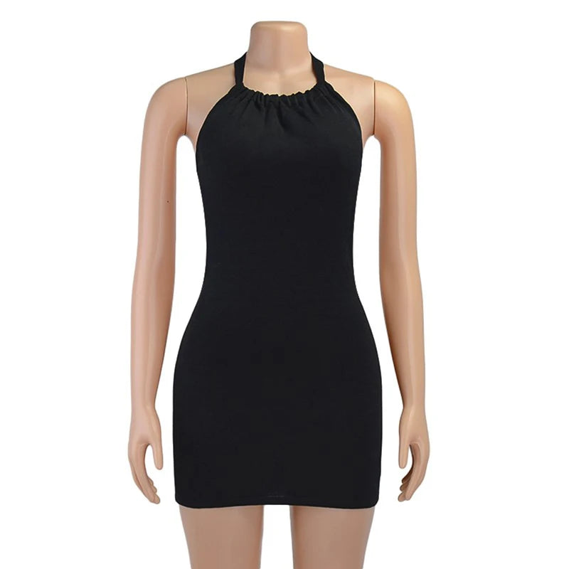 Exclusive Signature Precision Knit Halter Bodycon