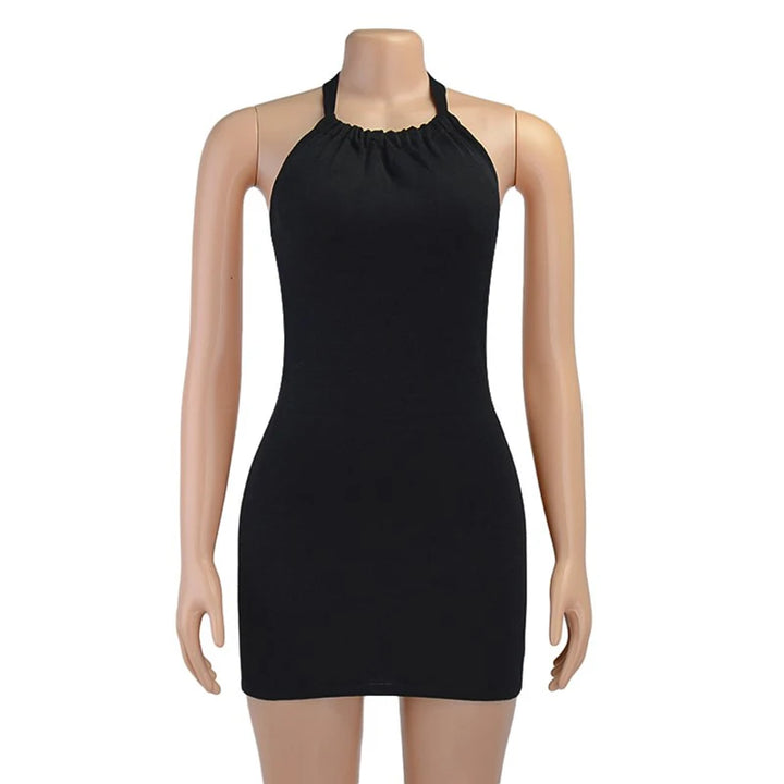 Exclusive Signature Precision Knit Halter Bodycon