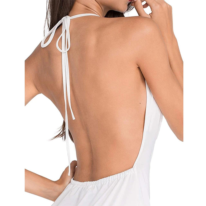 V Neck Spaghetti Strap Bodycon Dress Off Shoulder