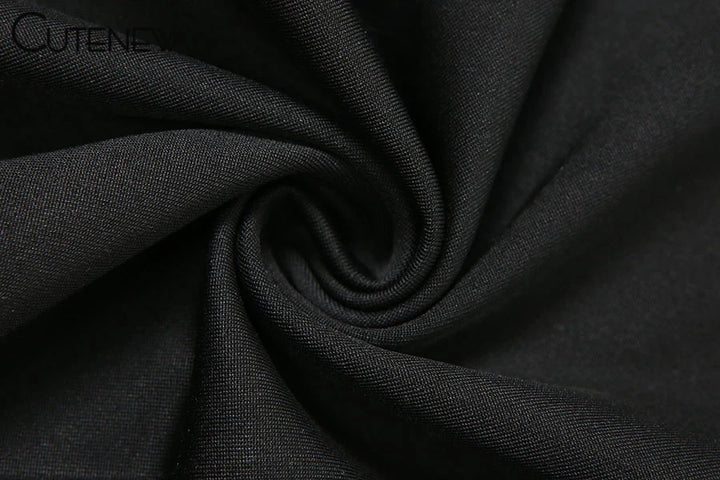 Cute New Women Black Wide Leg Jumpsuit For Autumn