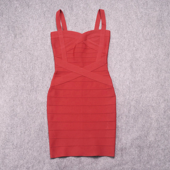 Beaukey Royal Blue Knit Bandage Dress Signature
