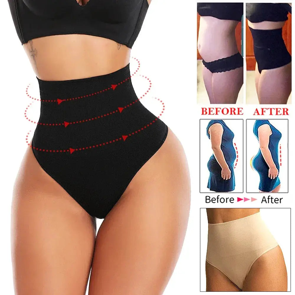 High Waist Seamless Shapewear Bodysuit Tummy Control
