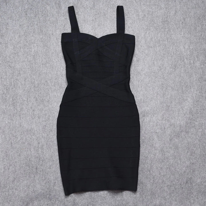 Beaukey Royal Blue Knit Bandage Dress Signature