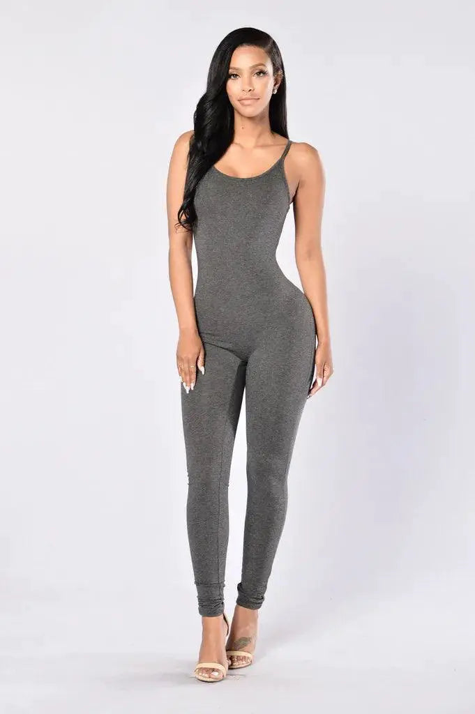 Chic Skinny Jumpsuit Elegant Romper For Stylish Ladies
