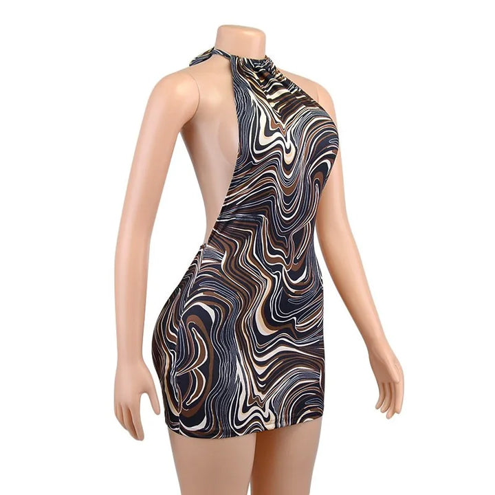 Exclusive Signature Precision Knit Halter Bodycon