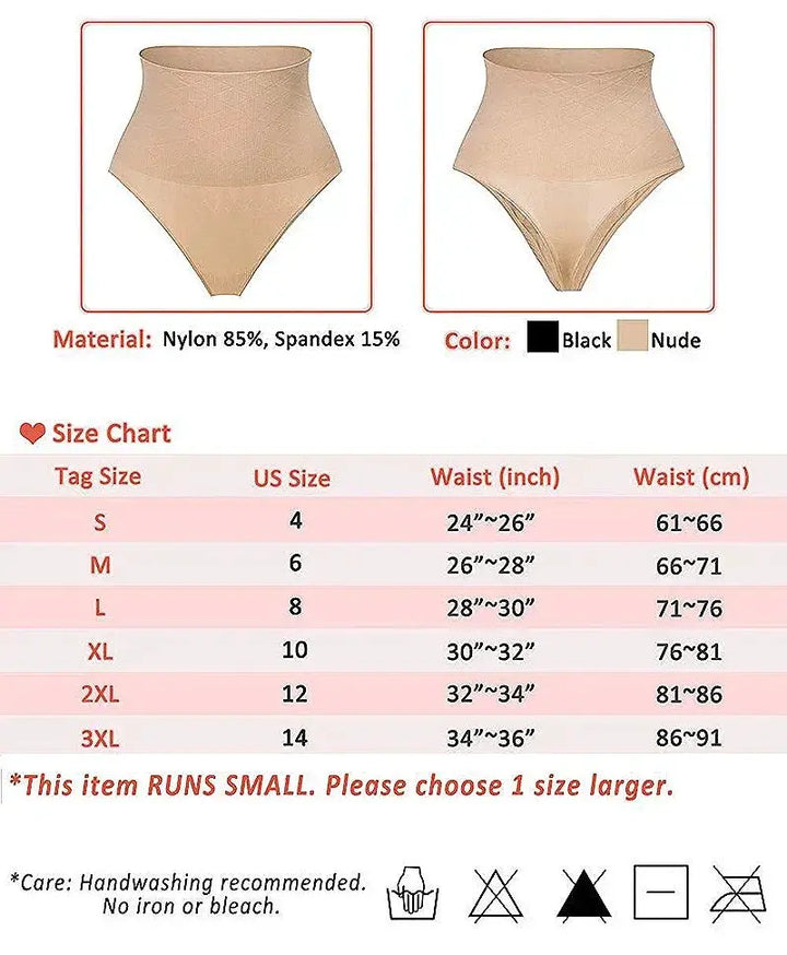 High Waist Seamless Shapewear Bodysuit Tummy Control