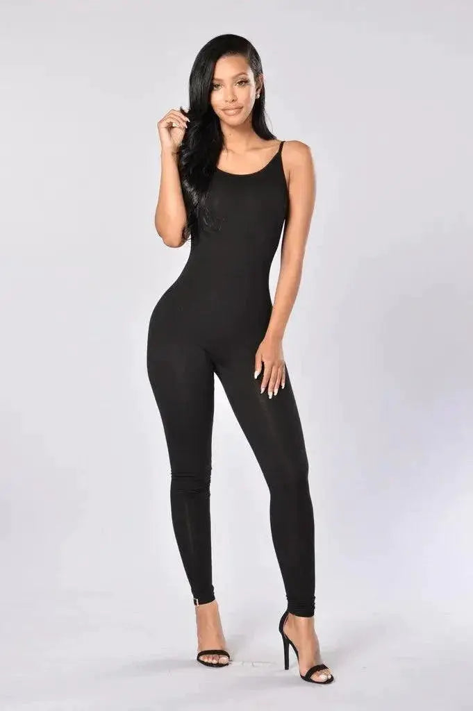 Chic Skinny Jumpsuit Elegant Romper For Stylish Ladies