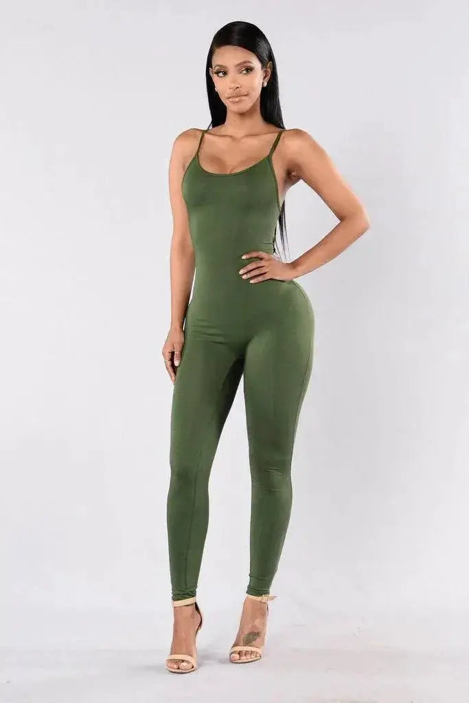 Chic Skinny Jumpsuit Elegant Romper For Stylish Ladies