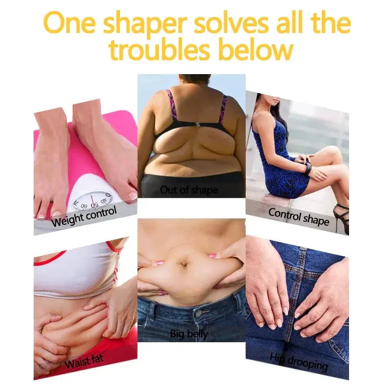 High Waist Seamless Shapewear Bodysuit Tummy Control