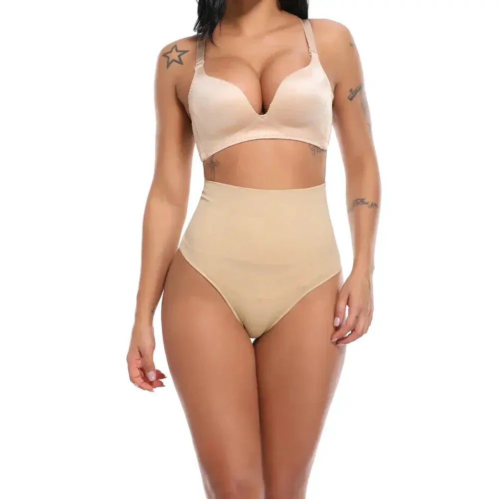 High Waist Seamless Shapewear Bodysuit Tummy Control