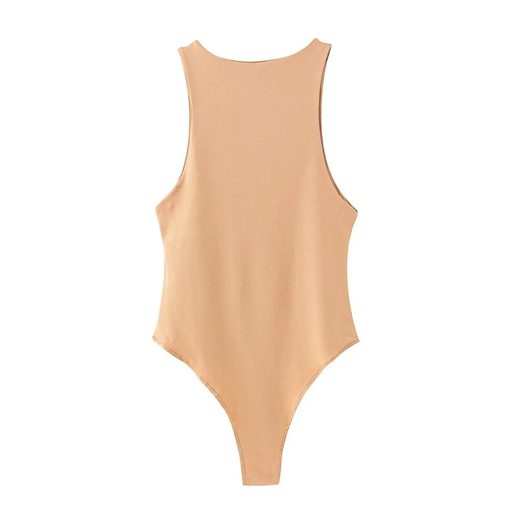 Premium Green Summer Slim Fit Stretch Bodysuit