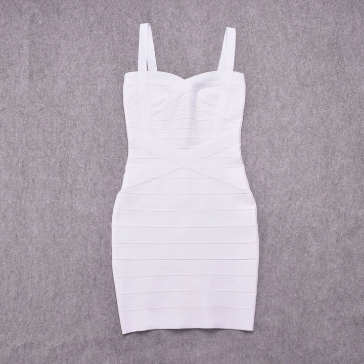 Beaukey Royal Blue Knit Bandage Dress Signature