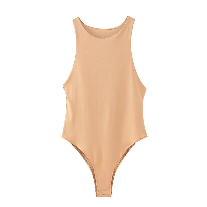Premium Green Summer Slim Fit Stretch Bodysuit
