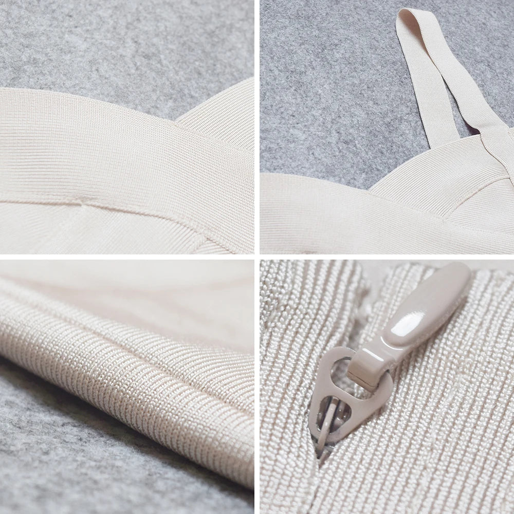 Beaukey Luxury Vintage Midi Bodycon Dress Limited