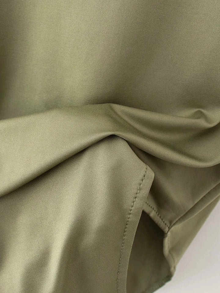 Premium Green Summer Slim Fit Stretch Bodysuit