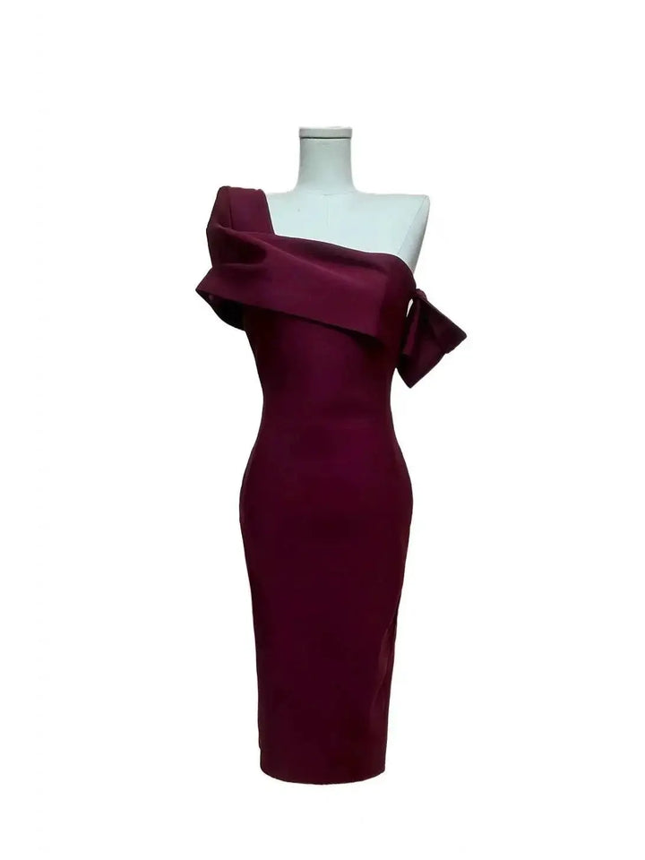 Slim Bandage Dress Chic Hip Hugging Style For Spring