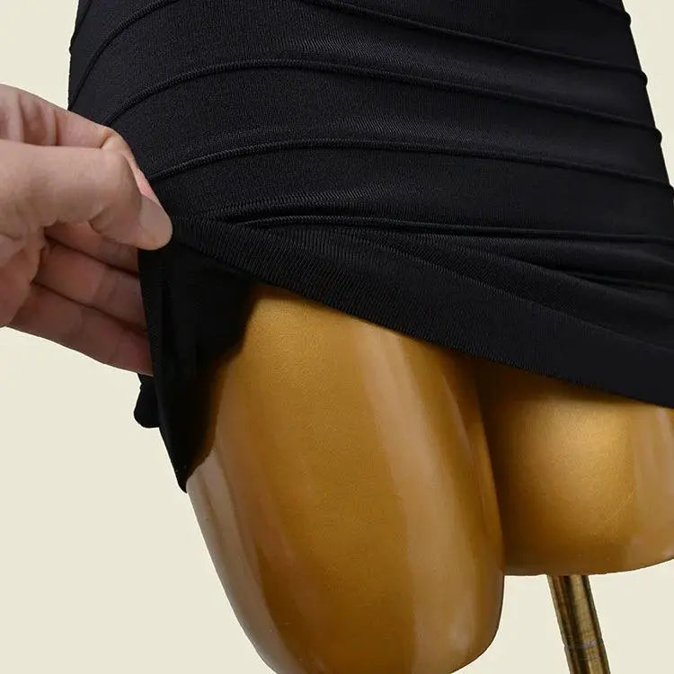 Bodycon Bandage Dress Sexy V Neck Knit Dress For Women