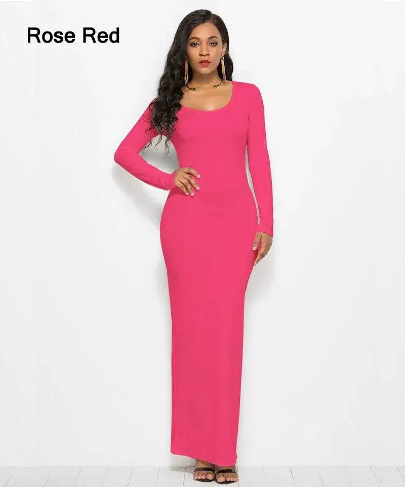 Elegant Bodycon Maxi Dress for Stylish Women Apparel