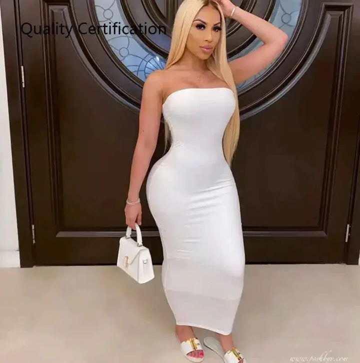 Elegant Off Shoulder Maxi Dress For Women Summer Chic