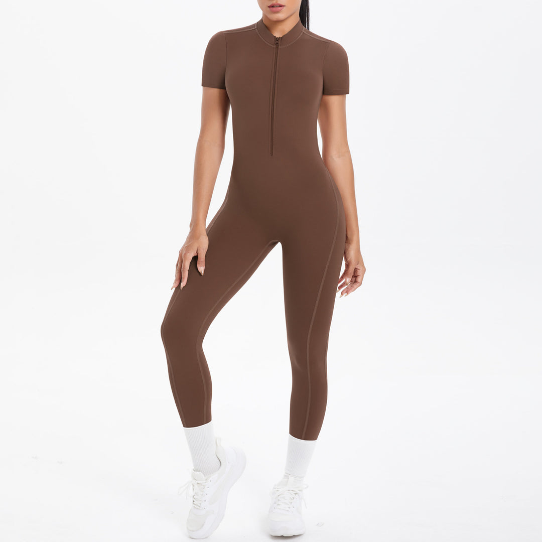 Luxury Bodycon Scrunch Jumpsuit For Yoga Dancers