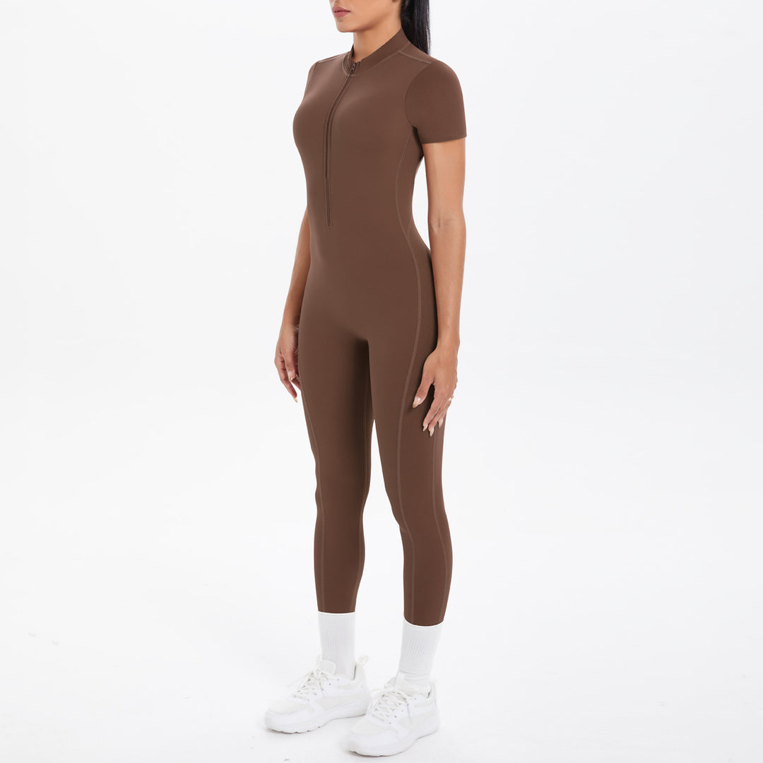 Luxury Bodycon Scrunch Jumpsuit For Yoga Dancers
