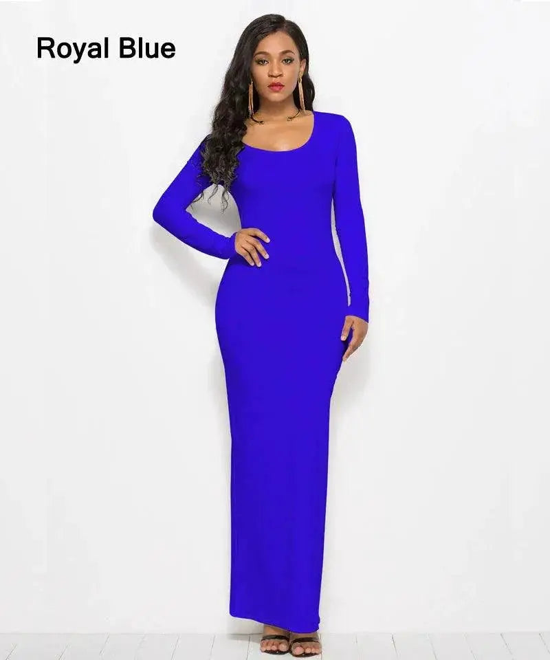 Elegant Bodycon Maxi Dress for Stylish Women Apparel