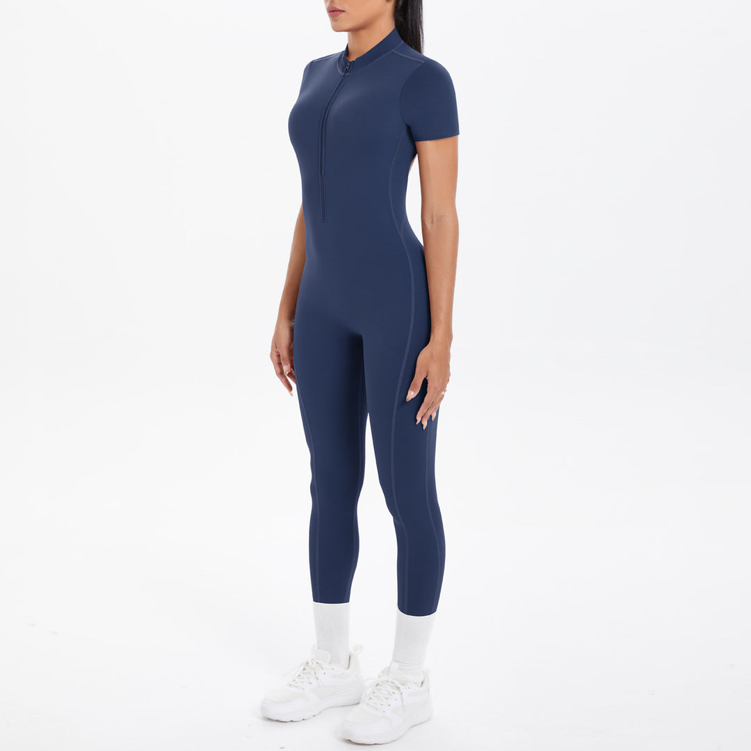 Luxury Bodycon Scrunch Jumpsuit For Yoga Dancers