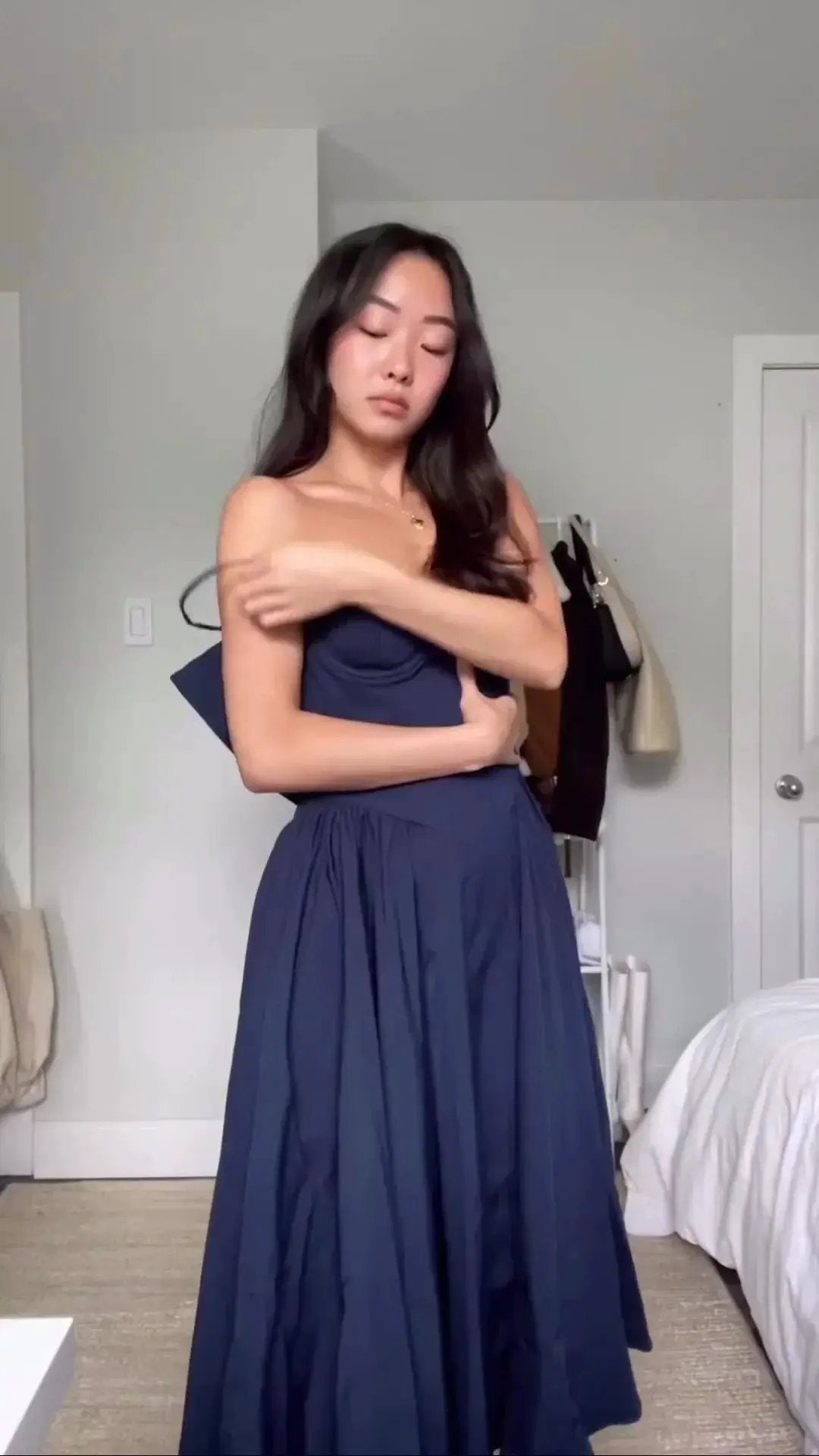 Sexy Tight Slim Wrap Hip Dress French Retro Long Gown - OurLum.com