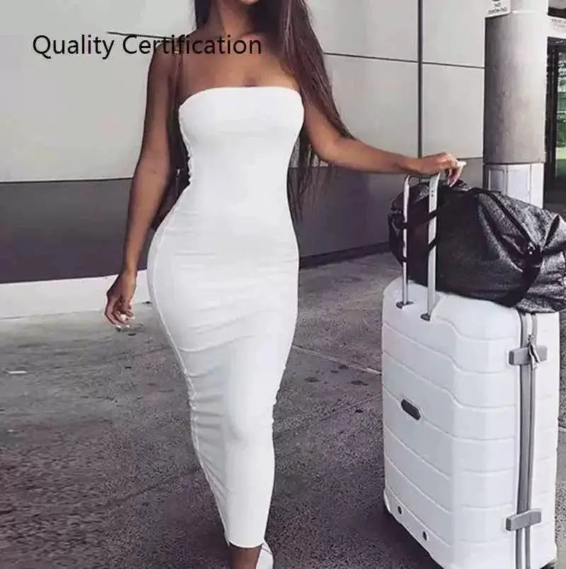 Elegant Off Shoulder Maxi Dress For Women Summer Chic
