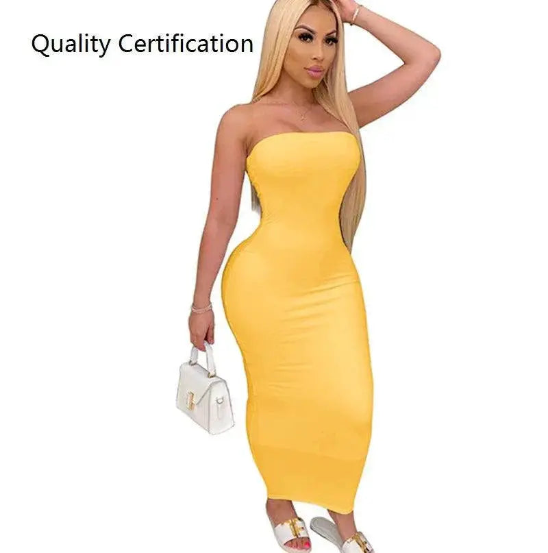 Elegant Off Shoulder Maxi Dress For Women Summer Chic