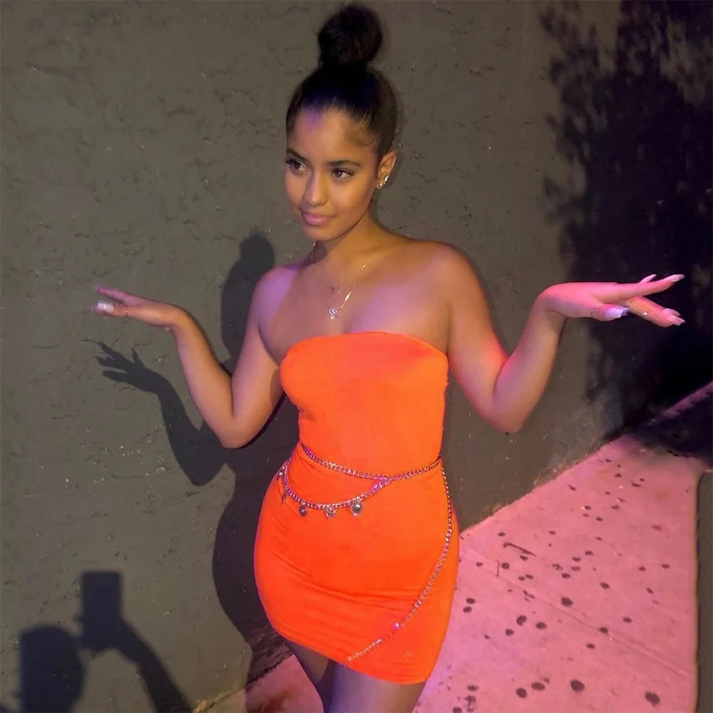 Signature Strapless Mini Dress By Tyfyo