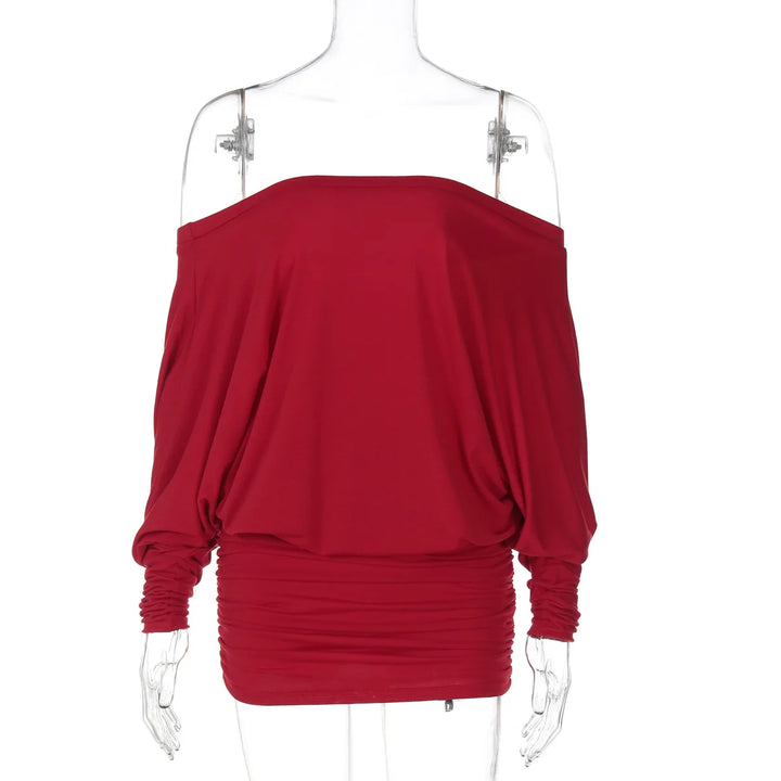 Chic Off Shoulder Sheer Mini Dress For Elegant