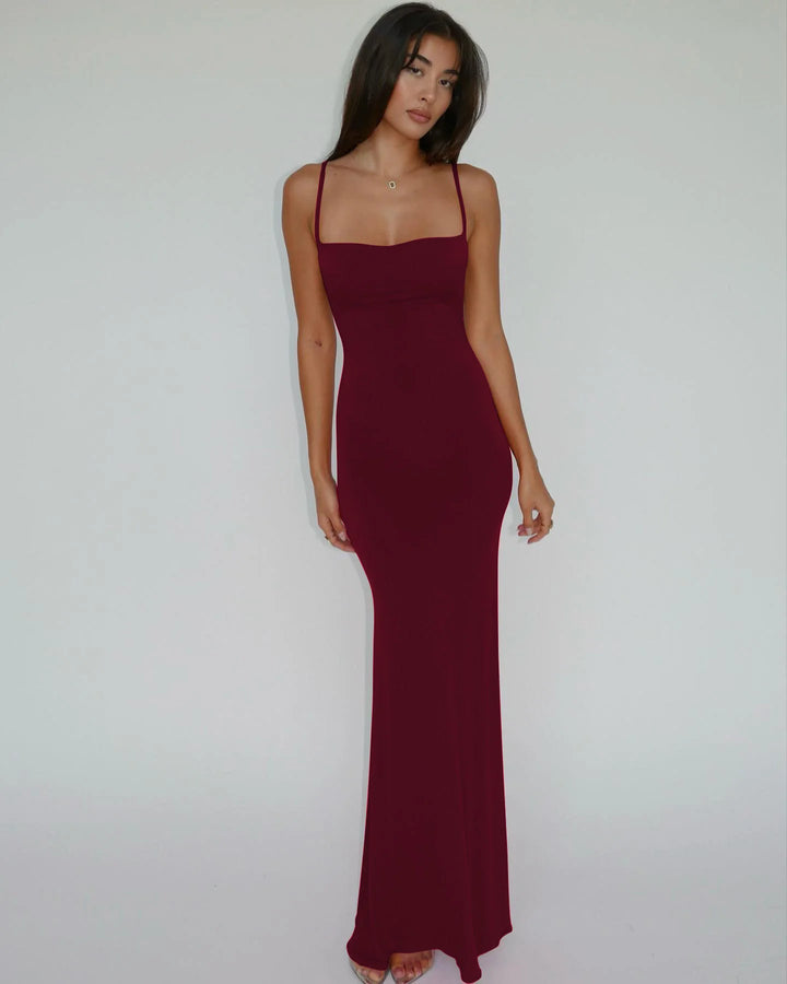 Lux Y2K Knit Maxi Dress Premium Fit