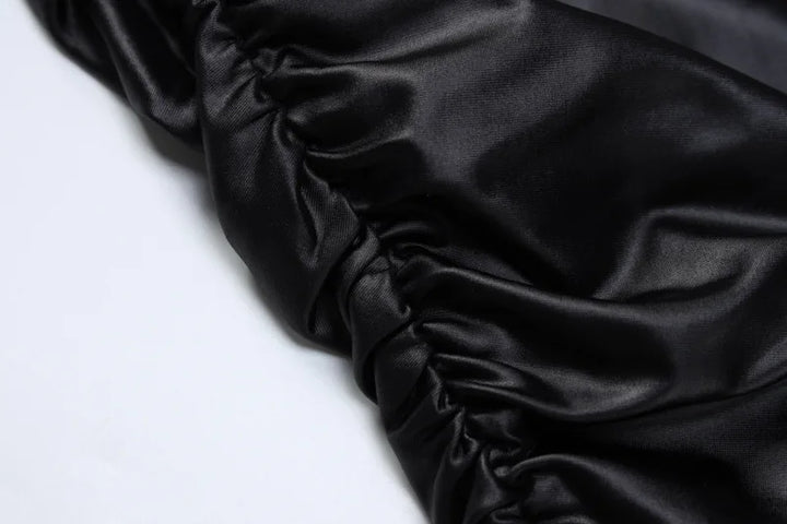 TYFYO Sleek Architectural Mini Dress In Supple
