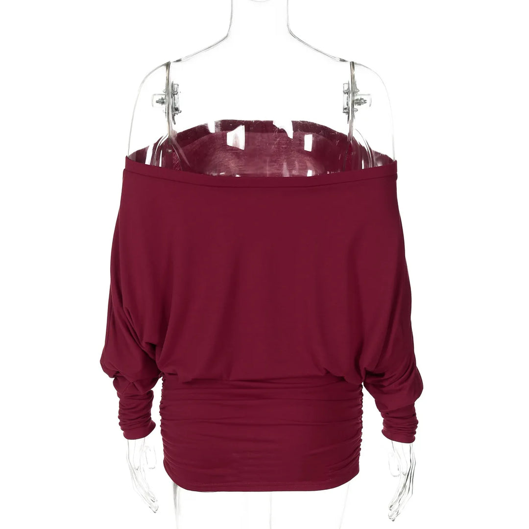 Chic Off Shoulder Sheer Mini Dress For Elegant
