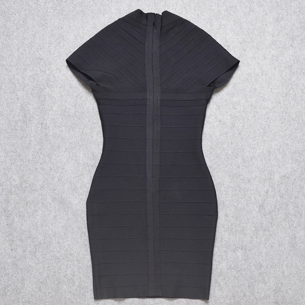 Beaukey Premium Stretch Bodycon Evening Mini Dress
