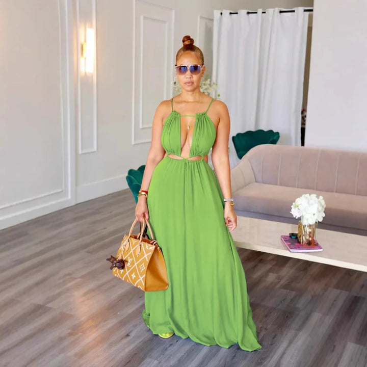 Elegant 2025 Summer Long Dress For Women Club