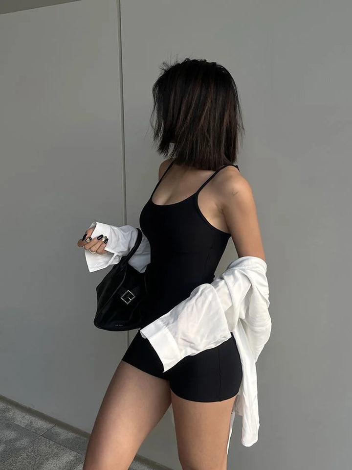 Backless Sexy Tank Bodysuit Jumpsuit Women Bodycon