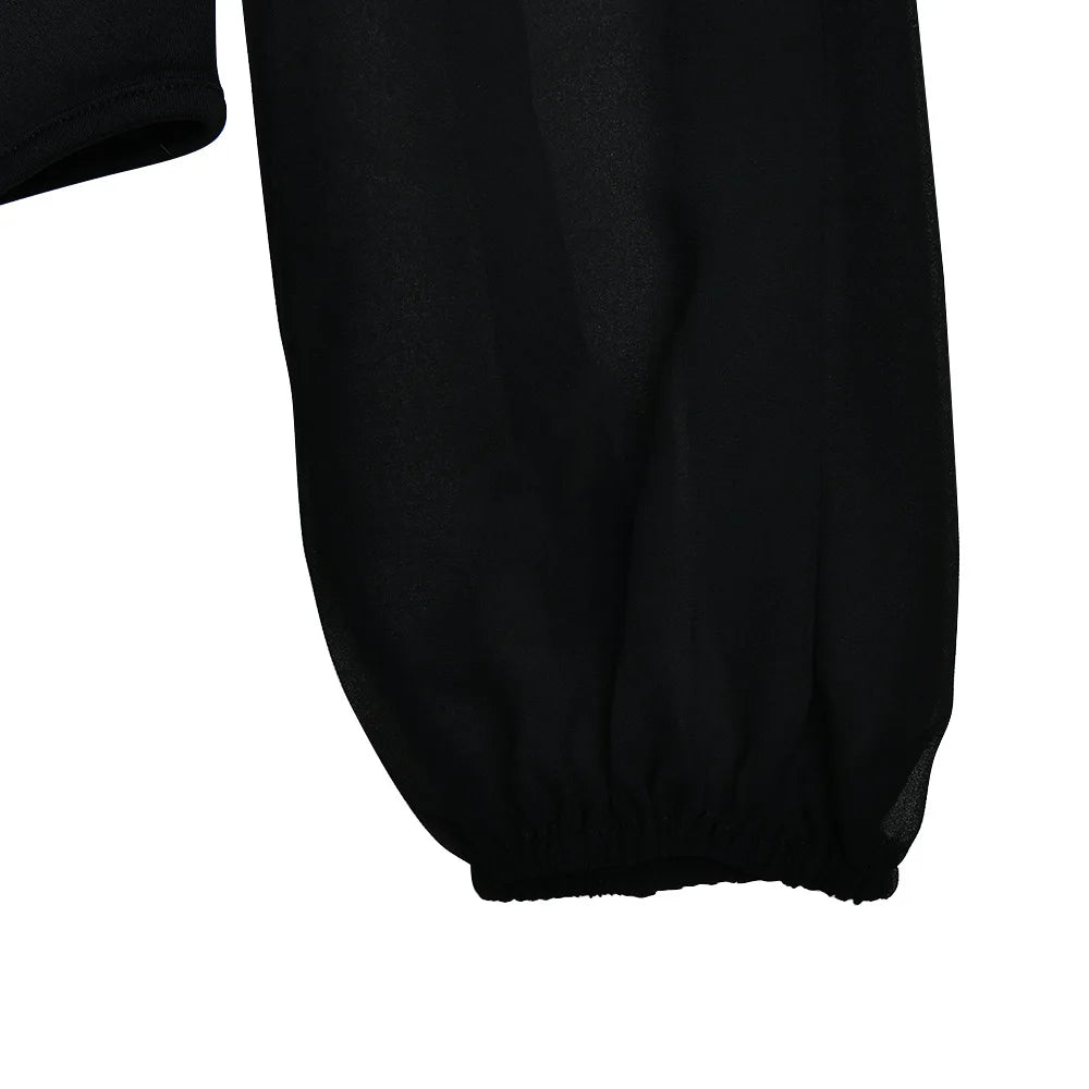 BornToGirl Slim Cotton Mesh Bodysuit Atelier Edit