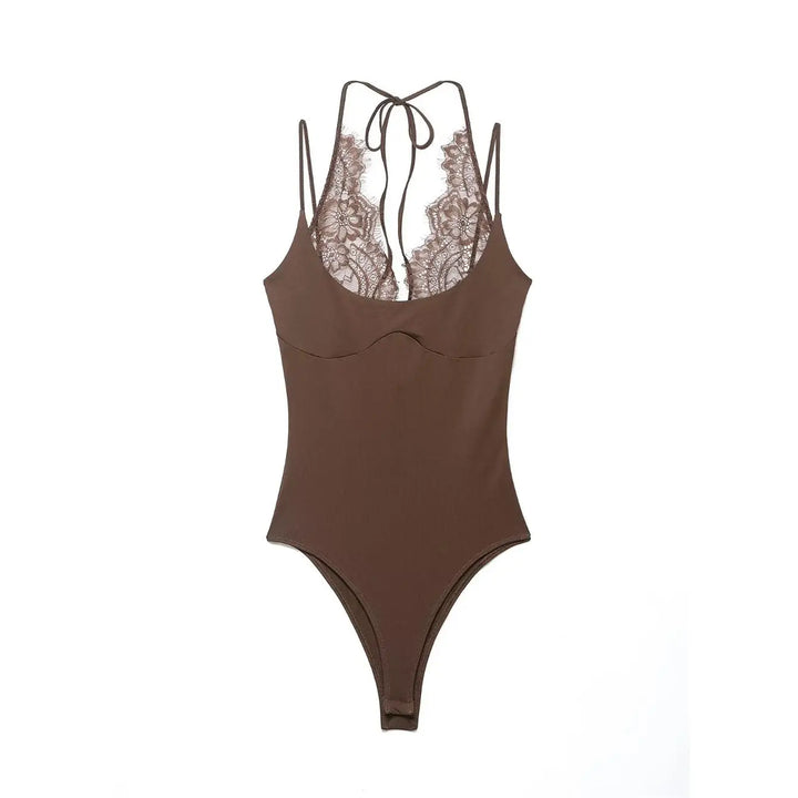 Sexy Slim Lace Bodysuit For Women Ch