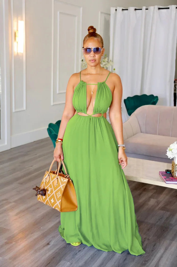 Elegant 2025 Summer Long Dress For Women Club