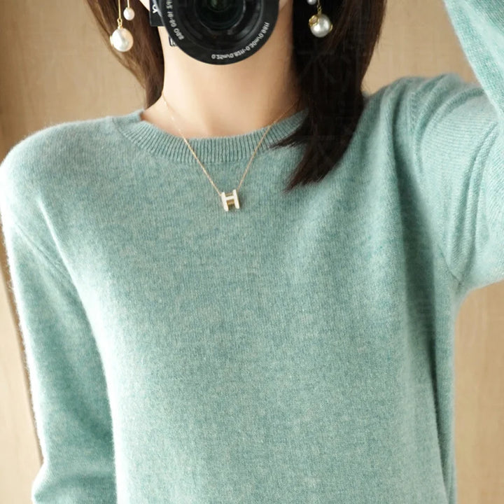 Autumn And Winter Cashmere Sweater Women&