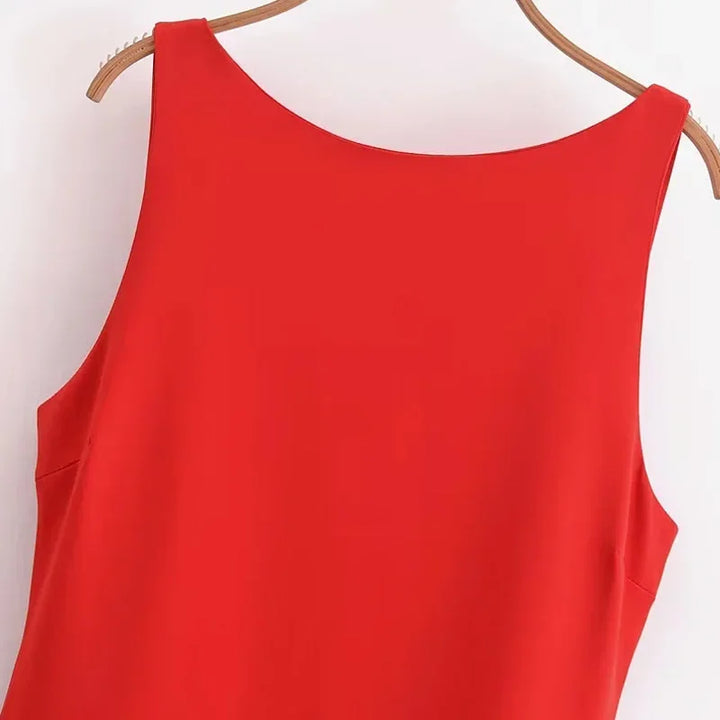 Luxury Sleeveless Bodycon Mini Dress For Women